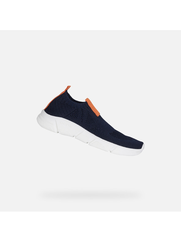 Geox Modré chlapecké tenisky Geox Aril
