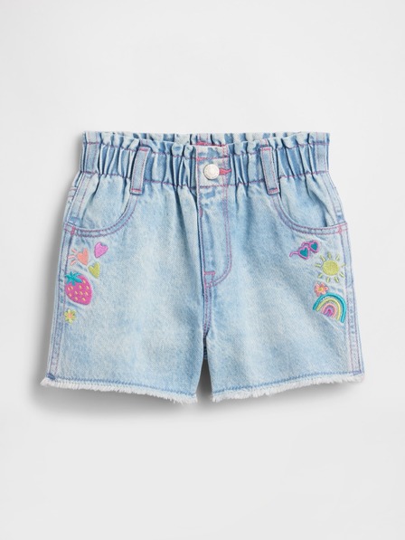 GAP Baby džínové kraťasy Paperbag Mom GAP