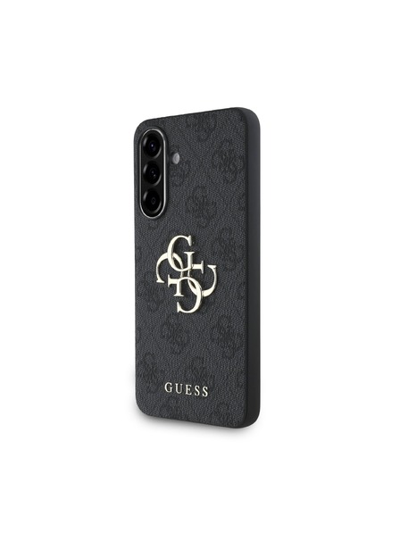 Guess Guess PU 4G Metal Logo Zadní Kryt pro Samsung Galaxy A36 Grey