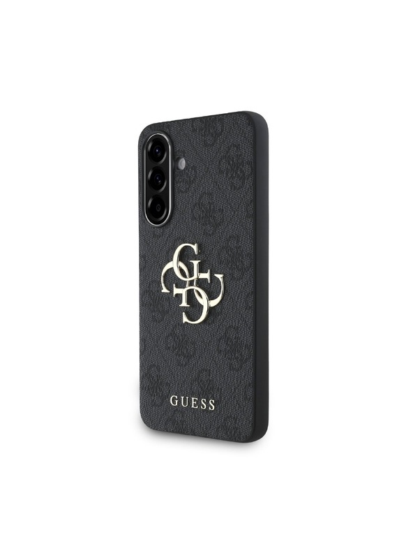 Guess Guess PU 4G Metal Logo Zadní Kryt pro Samsung Galaxy A36 Grey