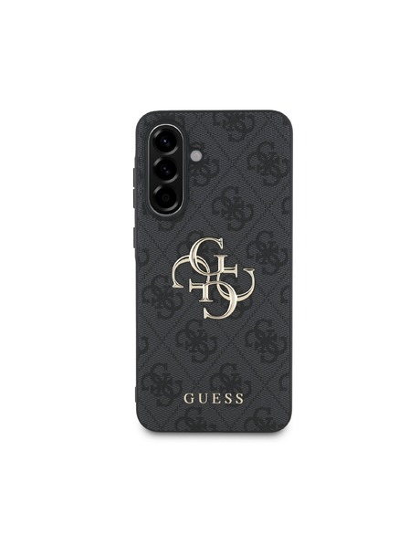 Guess Guess PU 4G Metal Logo Zadní Kryt pro Samsung Galaxy A36 Grey