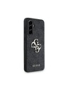 Guess Guess PU 4G Metal Logo Zadní Kryt pro Samsung Galaxy A36 Grey
