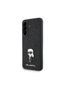 Karl Lagerfeld Karl Lagerfeld Fixed Glitter Metal Ikonik Zadní Kryt pro Samsung Galaxy A56 Black