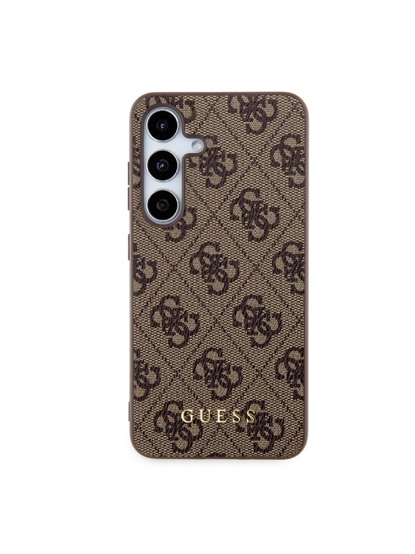 Guess Guess 4G Zadní Kryt pro Samsung Galaxy S24 Brown
