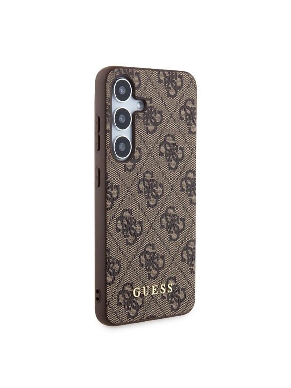 Guess Guess 4G Zadní Kryt pro Samsung Galaxy S24 Brown