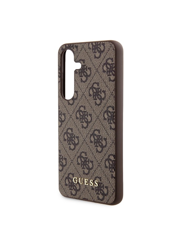 Guess Guess 4G Zadní Kryt pro Samsung Galaxy S24 Brown