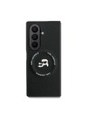 Karl Lagerfeld Karl Lagerfeld PU Karl and Choupette Heads Magnetic Zadní Kryt pro Samsung Galaxy Z Fold 7 Black