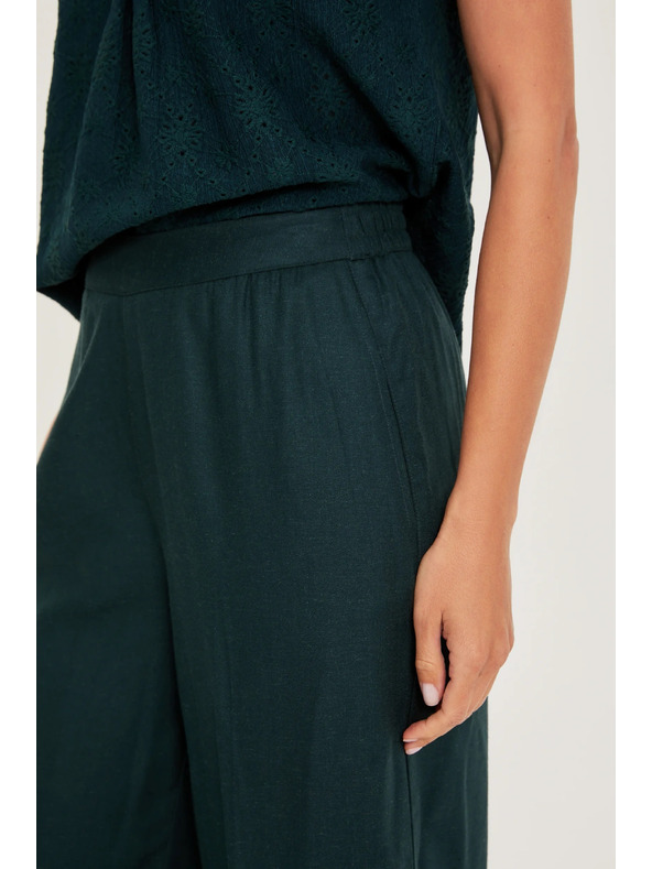 Moodo Culottes kalhoty zelené Moodo
