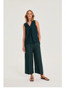 Moodo Culottes kalhoty zelené Moodo