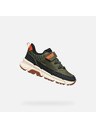 Geox Khaki chlapecké tenisky Geox Flexyper Plus