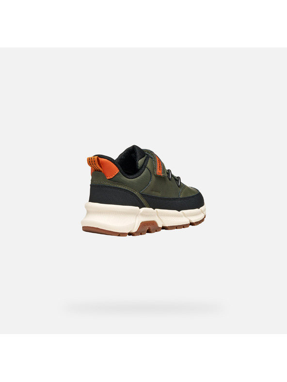 Geox Khaki chlapecké tenisky Geox Flexyper Plus