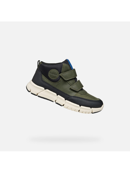 Geox Khaki chlapecká kotníková obuv Geox Flexyper