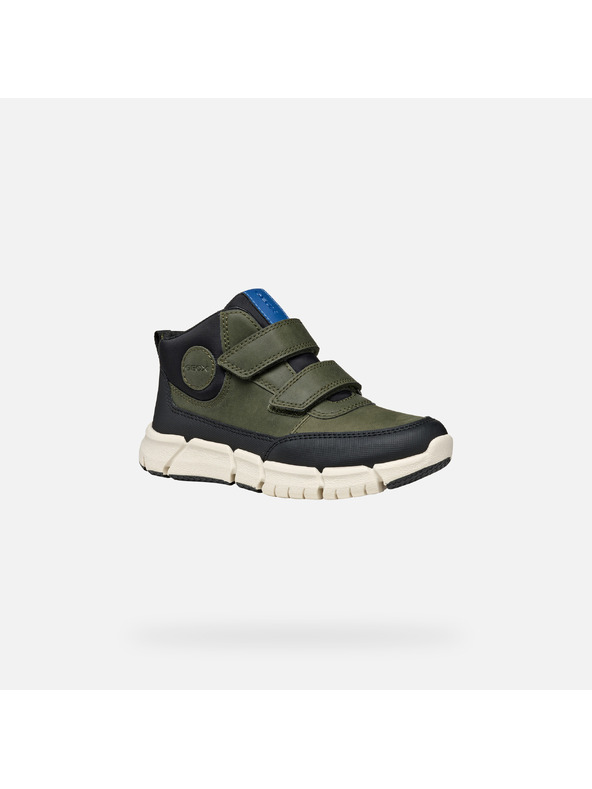 Geox Khaki chlapecká kotníková obuv Geox Flexyper
