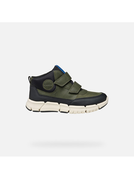 Geox Khaki chlapecká kotníková obuv Geox Flexyper