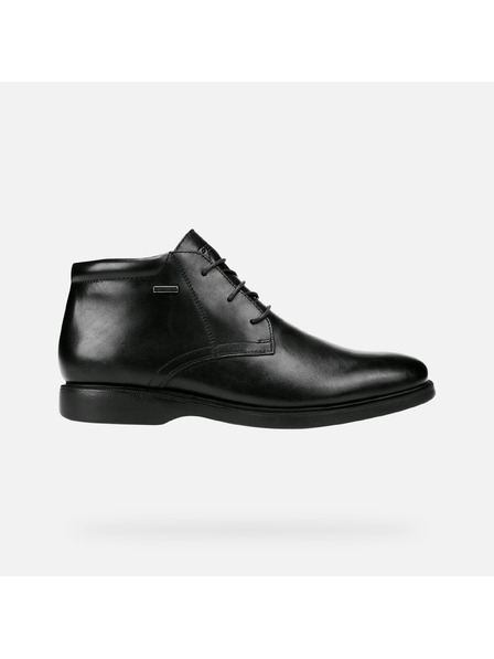 Geox Černá pánská kotníková obuv Geox Brayden 2fit