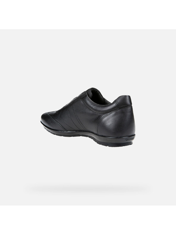 Geox Černá pánská společenská obuv Geox Uomo Symbol
