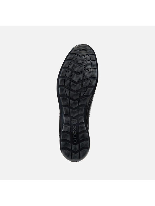 Geox Černá pánská společenská obuv Geox Uomo Symbol