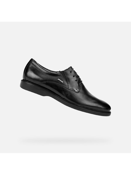 Geox Černá pánská společenská obuv Geox Brayden 2fit