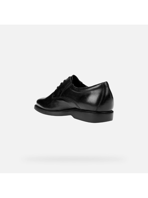 Geox Černá pánská společenská obuv Geox Brayden 2fit