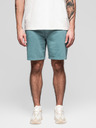 Ombre Clothing Sada dvou pánských teplákových šortek volného střihu - tmavě modrá/tyrkysová V1 Z126 Ombre Clothing