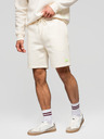 Ombre Clothing Sada dvou UNISEX kraťasů s elastickým pasem - krémově/světle hnědá V2 Z129 Ombre Clothing