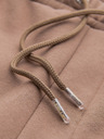 Ombre Clothing Sada dvou UNISEX kraťasů s elastickým pasem - krémově/světle hnědá V2 Z129 Ombre Clothing