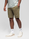 Ombre Clothing Sada dvou pánských teplákových šortek s potiskem - světle modrá/tyrkysová V1 Z127 Ombre Clothing