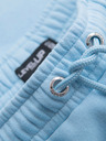 Ombre Clothing Sada dvou UNISEX kraťasů s elastickým pasem - světle modrá/světle fialová V2 Z129 Ombre Clothing