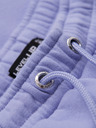 Ombre Clothing Sada dvou UNISEX kraťasů s elastickým pasem - světle modrá/světle fialová V2 Z129 Ombre Clothing