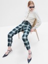 GAP Kostkované kalhoty skinny bi-stretch GAP