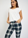 GAP Kostkované kalhoty skinny bi-stretch GAP