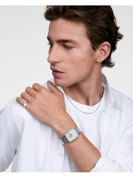 Daniel Wellington Stříbrný ocelový řetízek Daniel Wellington Mesh DW00401102