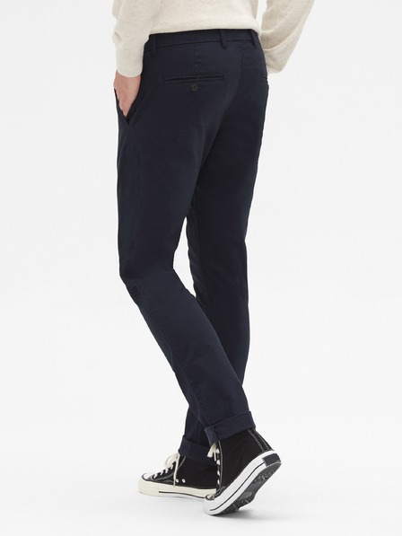 GAP Kalhoty essential khaki skinny fit GapFlex GAP