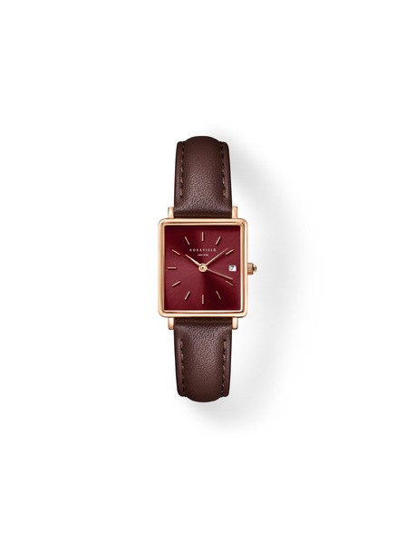 Rosefield Rosefield The Boxy XS dámské hodinky kožené QBBLR-Q56