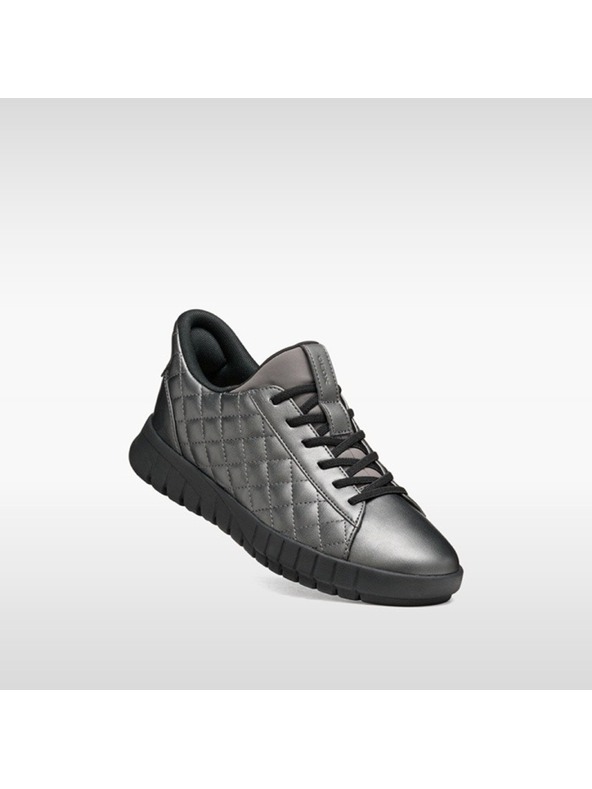 Geox Tmavě šedé dámské tenisky Geox Flextride Plus