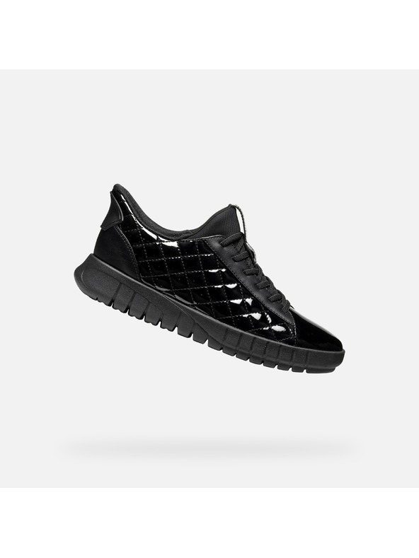 Geox Černé dámské tenisky Geox Flextride Plus