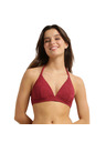 DIM DIM SWIMWEAR SHELL TRIANGLE BRA - Dámské plavky - tmavě červená