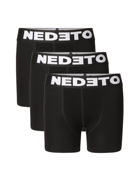 Nedeto Sada tří - dětské boxerky Nedeto černé