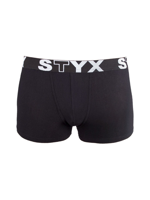 Styx Sada tří - dětské boxerky Styx sportovní guma černé