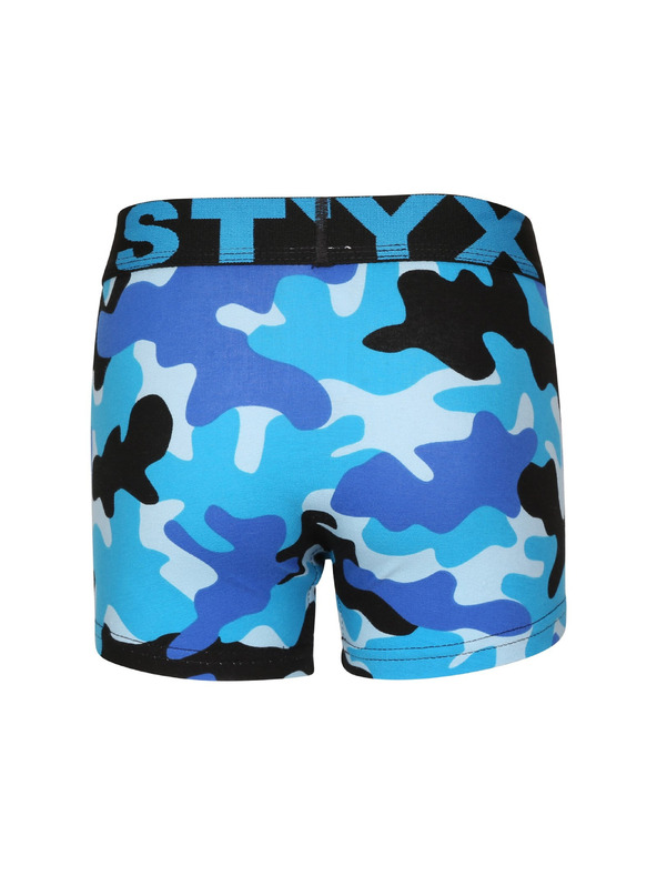 Styx Sada tří - dětské boxerky Styx art sportovní guma vícebarevné