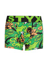Styx Sada tří - dětské boxerky Styx art sportovní guma vícebarevné