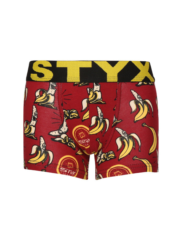 Styx Sada tří - dětské boxerky Styx art sportovní guma vícebarevné