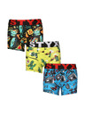 Styx Sada tří - dětské boxerky Styx art sportovní guma vícebarevné