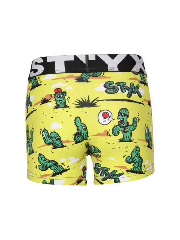 Styx Sada tří - dětské boxerky Styx art sportovní guma vícebarevné