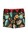 Styx Sada tří - dětské boxerky Styx art sportovní guma vícebarevné