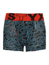 Styx Dětské boxerky Styx art sportovní guma doodle