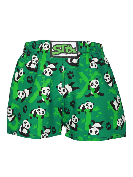 Styx Dětské trenky Styx art klasická guma pandy