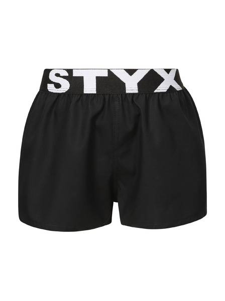 Styx Dětské trenky Styx sportovní guma černé