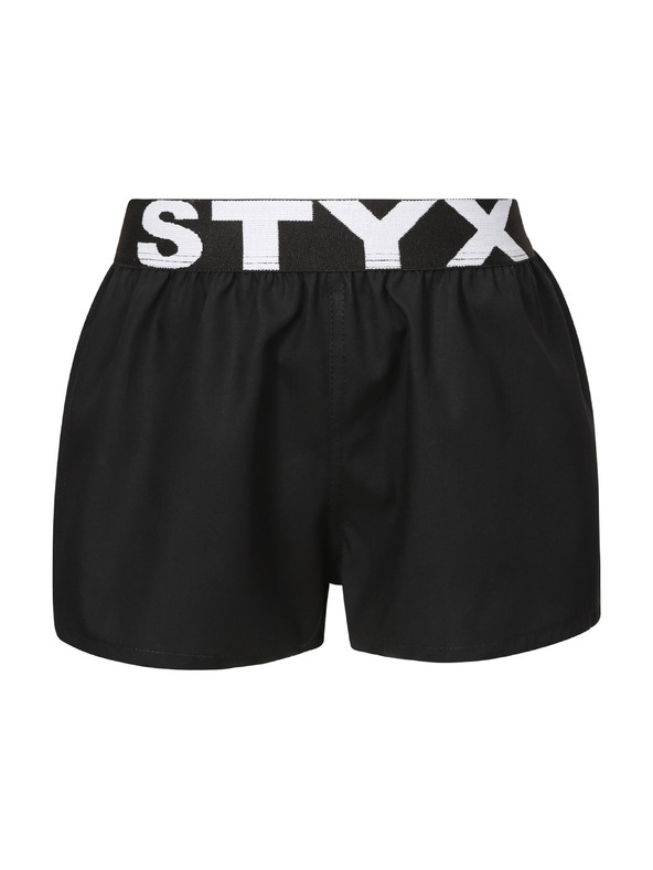 Styx Dětské trenky Styx sportovní guma černé
