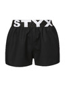 Styx Dětské trenky Styx sportovní guma černé